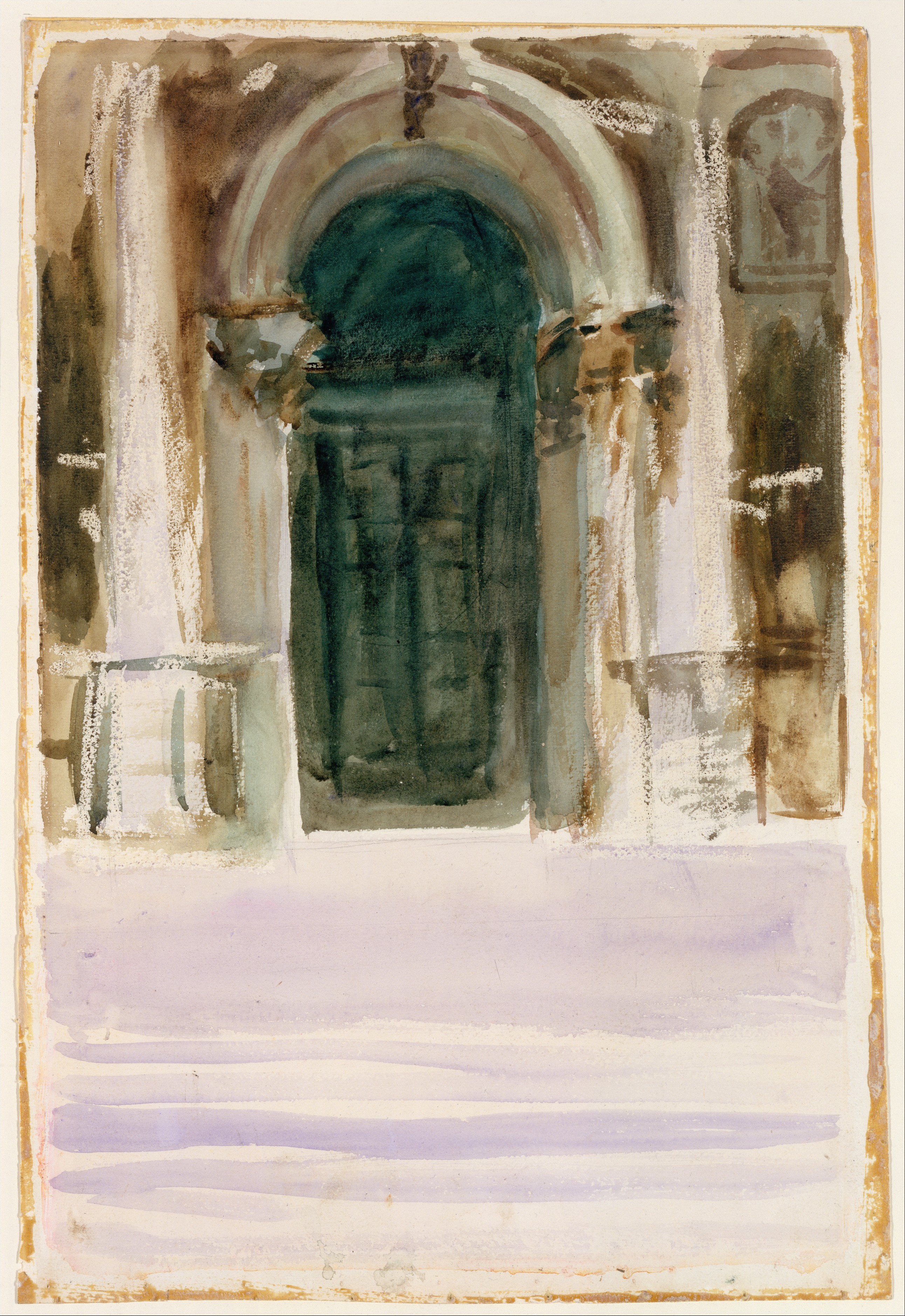 John Singer Sargent — Green Door, Venice